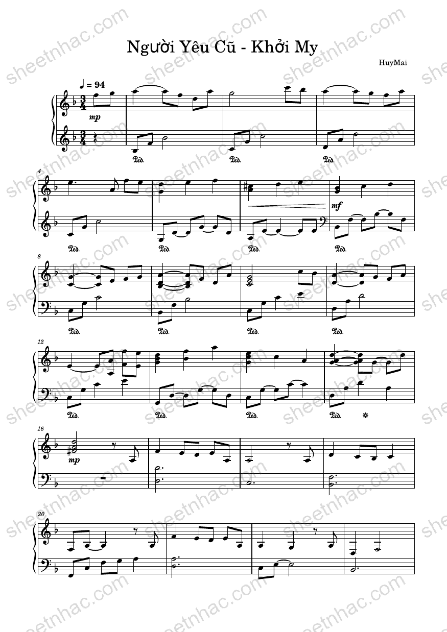 Người Yêu Cũ - Khởi My - Page 1